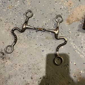Horse Bit with silver  Accents